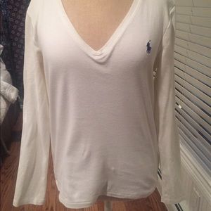 Ralph Lauren v neck long sleeve